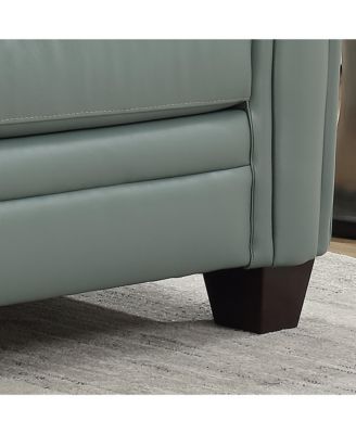 Jaira Tufted Leather Club Chair