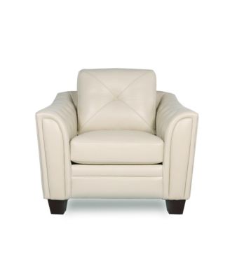 Jaira Tufted Leather Club Chair