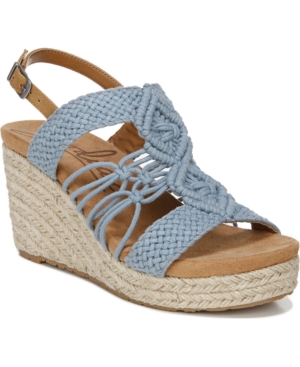 image of Zodiac Palm Woven Platform Wedge Espadrille Sandals Women-s Shoes