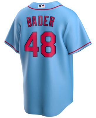 St. Louis Harrison Bader Nike White Home Replica Player Jersey