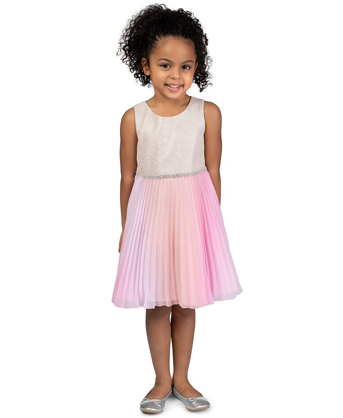 Bonnie jean metallic ombre top dress