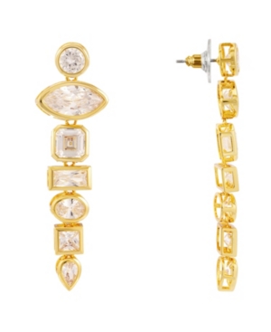 image of Nina Cubic Zirconia Linear Earring