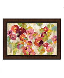 Coral and Emerald Garden I by Silvia Vassileva Framed Painting Print