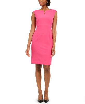 Kasper Sleeveless Crepe Dress - Macy's