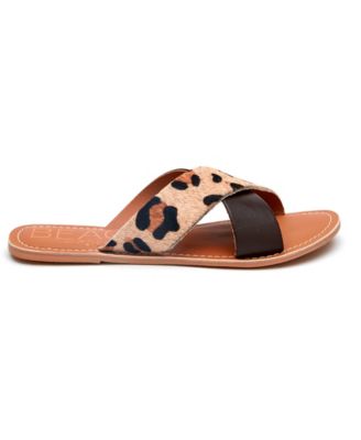 coconuts pebble sandal leopard