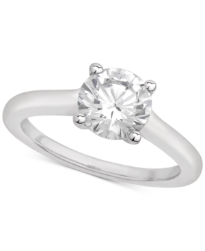 image of Certified Diamond Solitaire Engagement Ring (1-1/2 ct. t.w.) in 14k White Gold