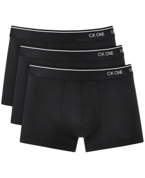 Calvin Klein Men's Ck One 3-Pk Low-Rise Trunks
