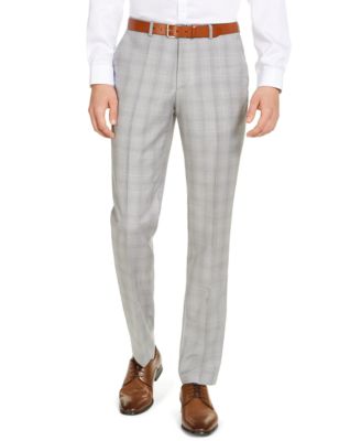 plaid suit pants