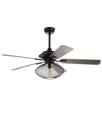 Clift 52" 1-Light Mid-Century Led Ceiling Fan with Remote