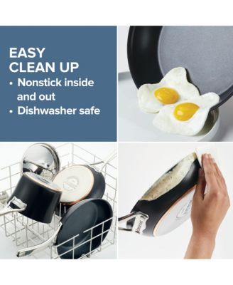 Nouvelle Copper Luxe Onyx Hard-Anodized Nonstick Cookware Set, 11 Piece