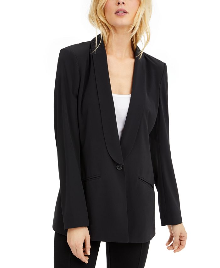 INC International Concepts INC EARTH Longline Blazer, Created for Macy