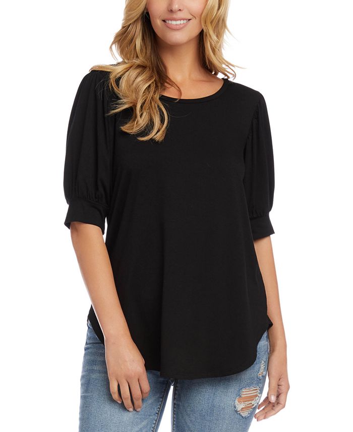 Karen Kane Puff Sleeve Top Macy s