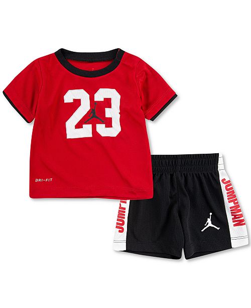 Jordan Baby Boys 2 Pc Sportswear T Shirt Shorts Set Reviews