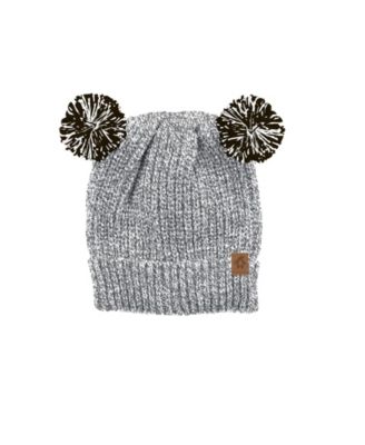 ladies double bobble hat