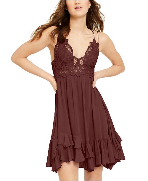 adella lace mini dress