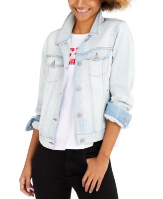 Macy's - Rewash Juniors' Denim Jacket - Ice Wash