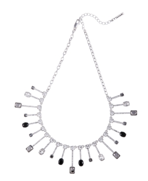 image of T Tahari Mixed Gems Statement Necklace