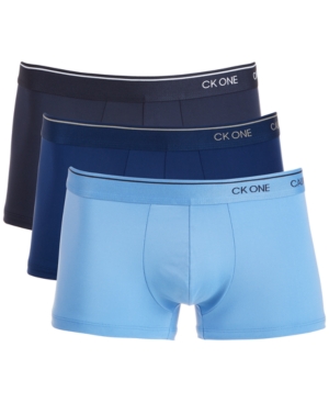 Calvin Klein Men's Ck One 3-Pk Low-Rise Trunks