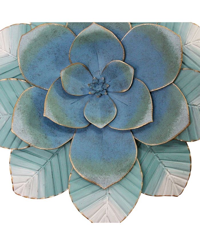 Stratton Home Décor Stratton Home Decor Ombre Metal Flower Wall Decor