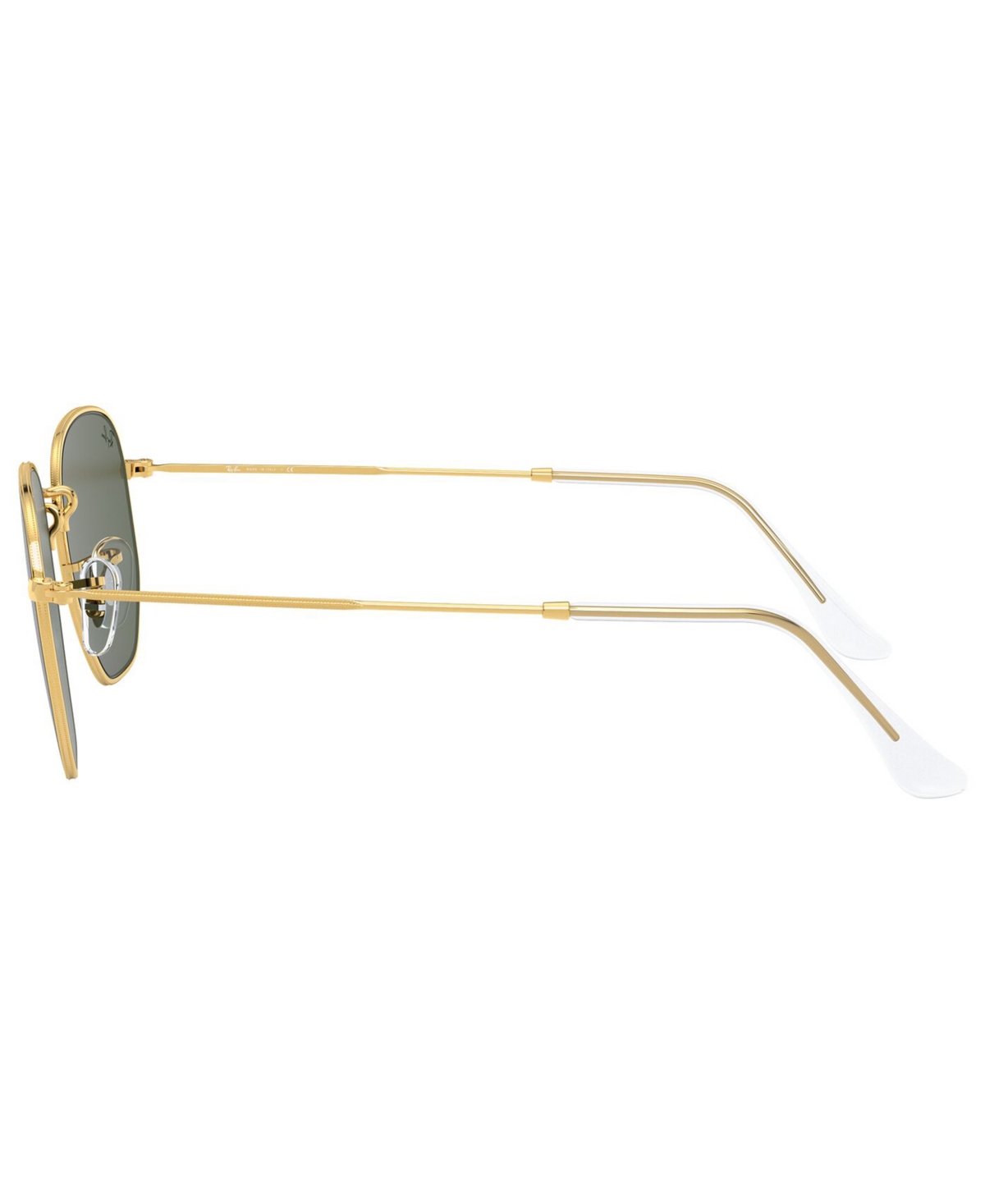 Ray Ban Hexagonal Legend Gold Green Classic G-15 Unisex Sunglasses Rb3548 919631 51 In Gold Legend,green