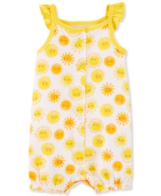 Carter's - Baby Girls Sunshine Cotton Romper