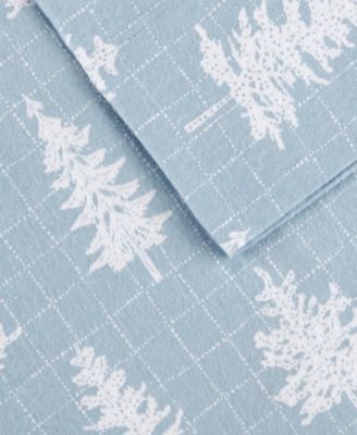Novelty Printed Cotton Flannel 4-Pc. Sheet Set, Full