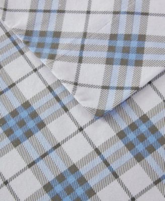 Novelty Printed Cotton Flannel 3-Pc. Sheet Set, Twin XL