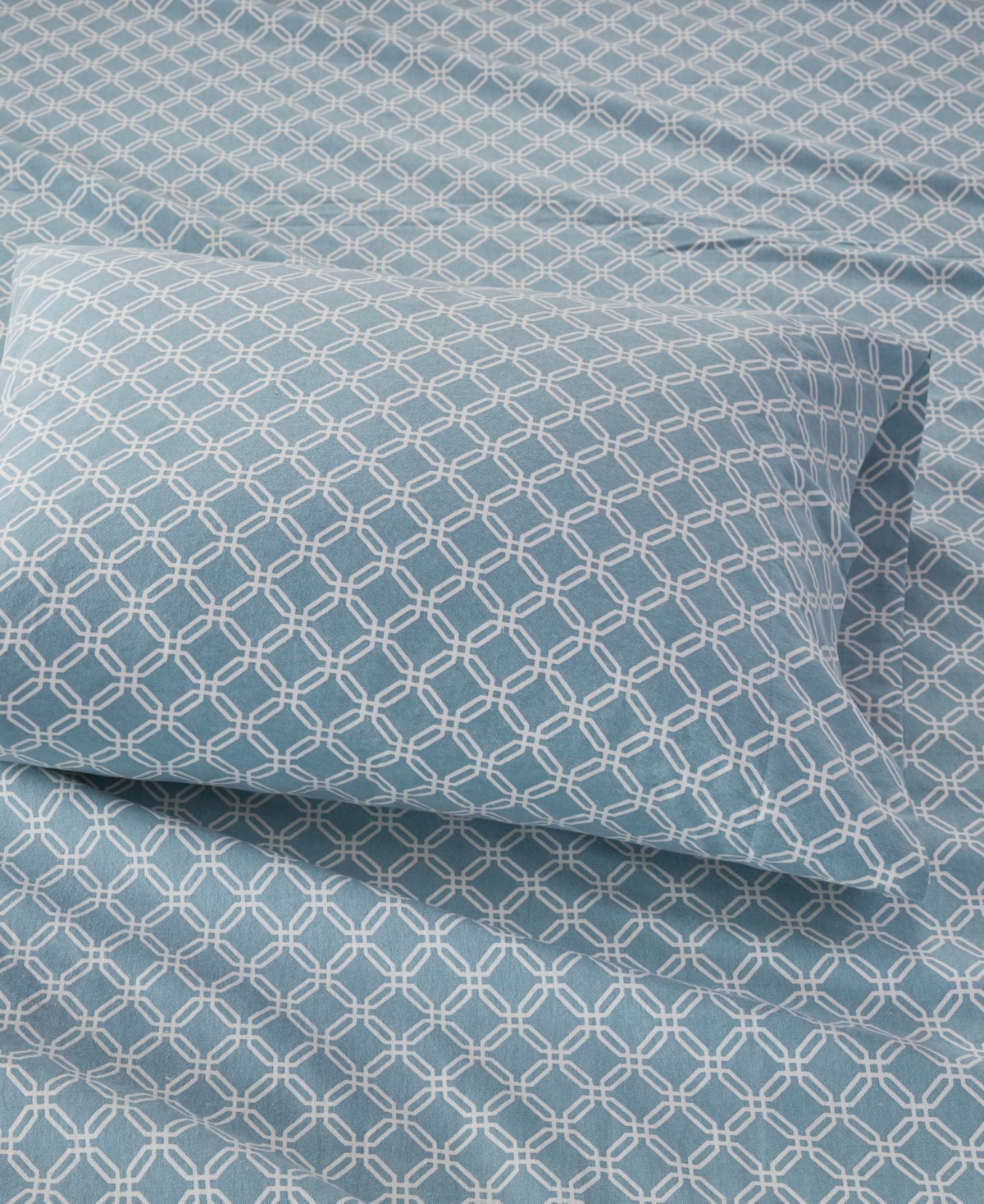 True North by Sleep Philosophy Novelty Printed Cotton Flannel 4-Pc. Sheet Set,