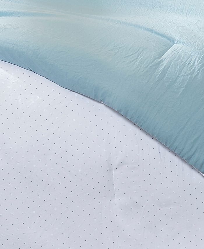 Ella Jayne Reversible Microfiber Polka Dot Twin Comforter 3 Piece Set