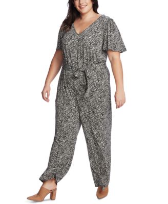 plus size cheetah jumpsuit