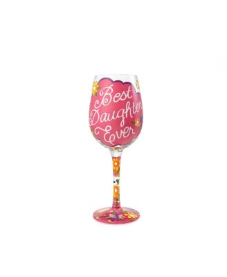 Verre à Vin Lolita « Heart-Rageous » – Soufflé Et Peint à La Main – Recette Cocktail Incluse – Lavage Main Uniquement