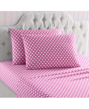 Mhf Home Kids Polka Dots Galore Queen Sheet Set Bedding