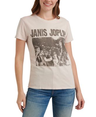 Lucky Brand - Cotton Janis-Joplin-Graphic T-Shirt