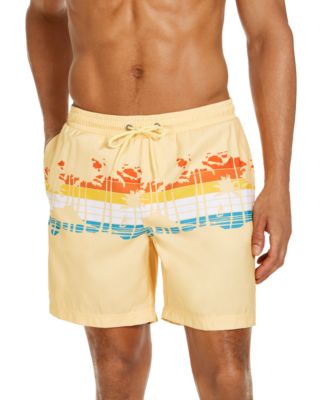 Club Room - Men's SoCal Scene 7" Swim Trunks