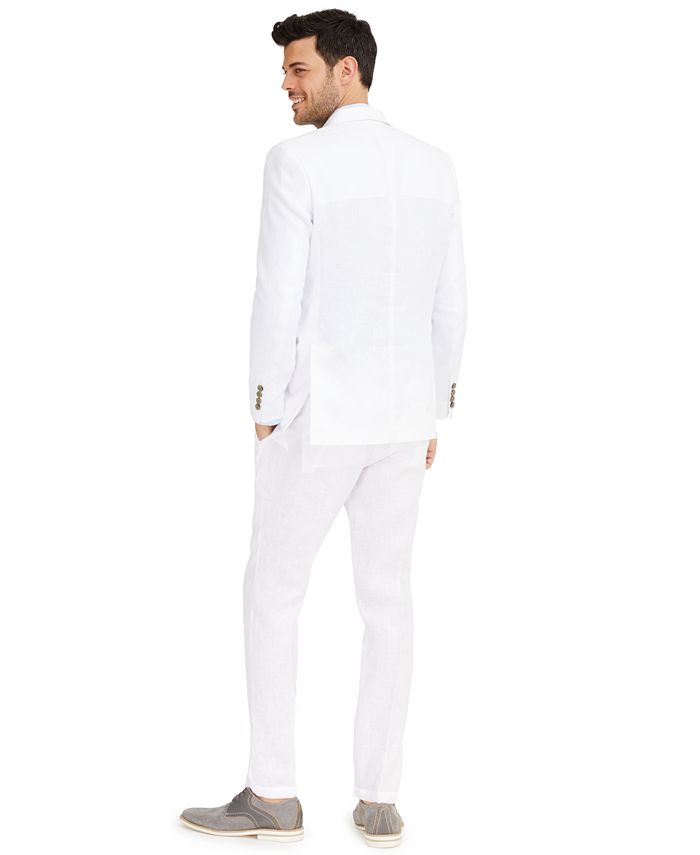 Tasso Elba Men's 100% Linen 2-Button Blazer, Created for Macy's ...