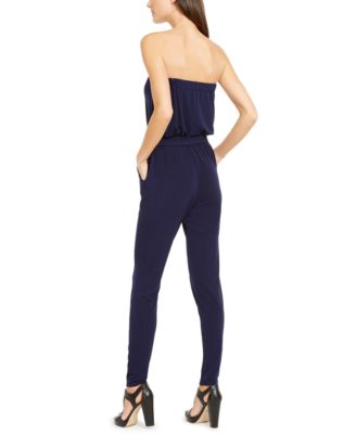 michael kors strapless jumpsuit