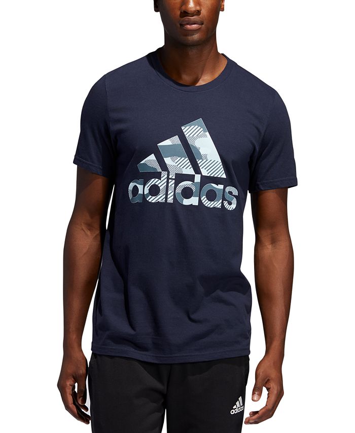 adidas Men's Camo-Logo T-Shirt - Macy's
