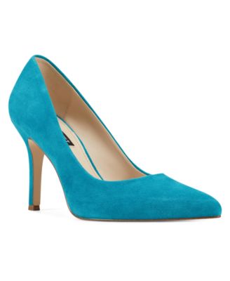 macys blue shoes