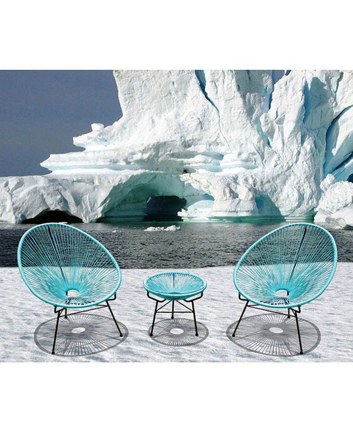 Harmonia Living Acapulco 3 Piece Chat Set Macy's