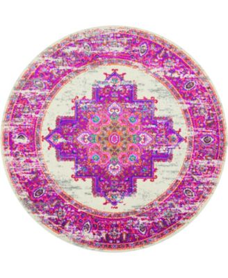 Passion PSN03 5'3" Round Area Rug