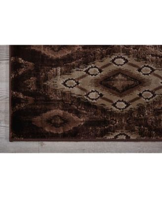 Fate FAT02 Chocolate 7'10" x 10'6" Area Rug