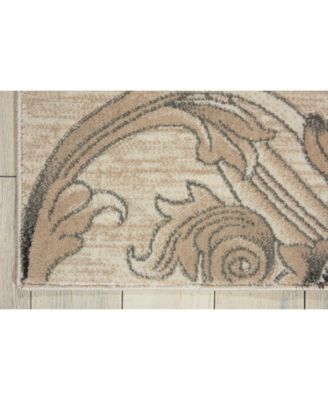 Samuel SAM05 Mocha 2'2" x 7'6" Runner Rug