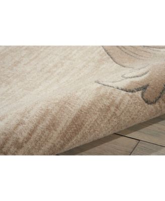 Samuel SAM05 Mocha 5'3" x 7'3" Area Rug