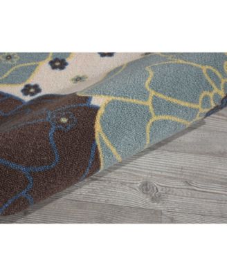 Backyard BAC021 2'3" x 8' Runner Rug