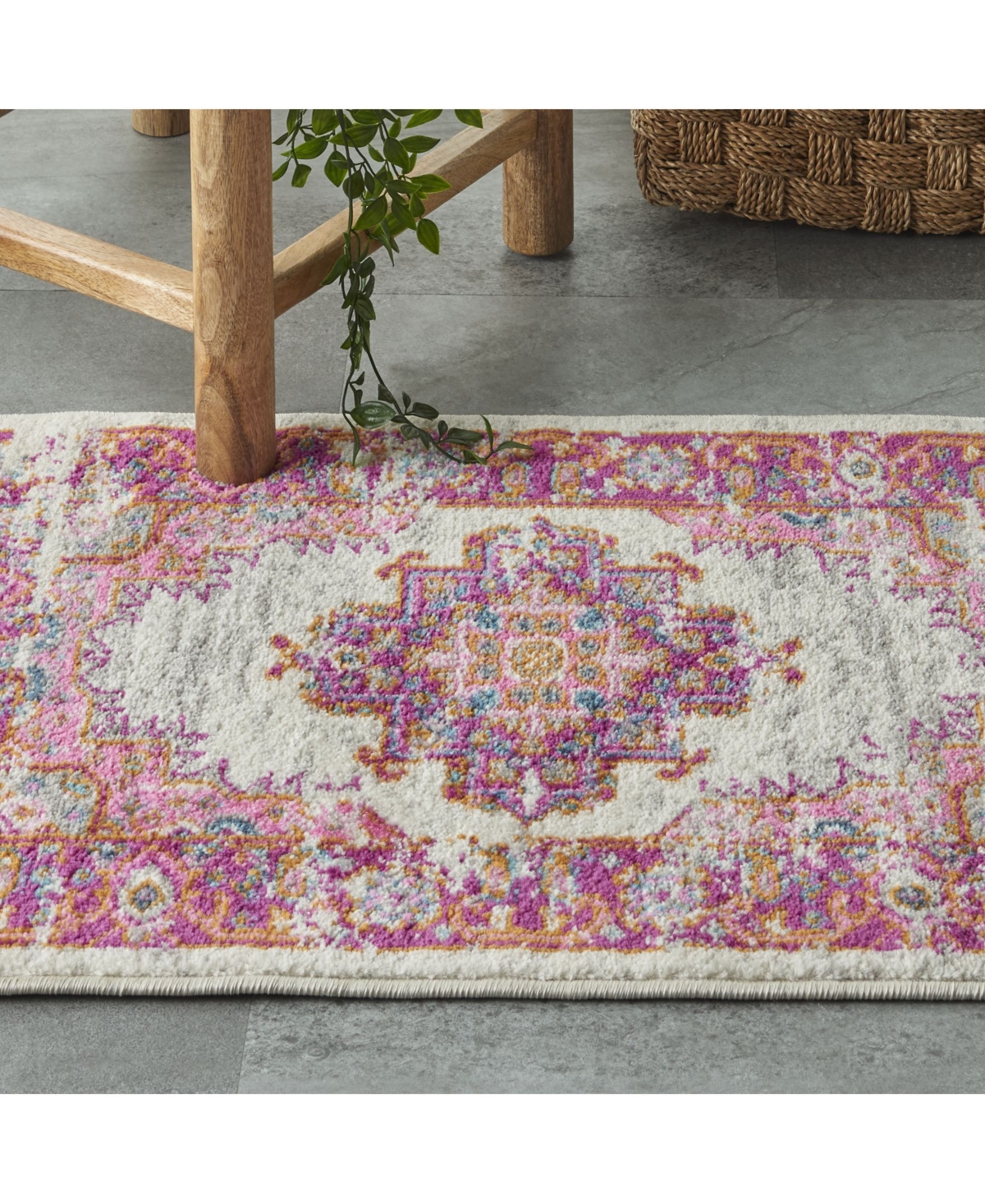 Long Street Looms Zeal ZEA03 Ivory 1'10" x 2'10" Area Rug