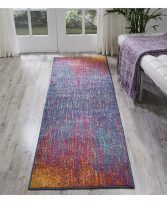 Zeal ZEA09 2'2" x 7'6" Runner Rug