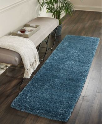 Cali Shag CAL01 2'2" x 7'6" Runner Rug