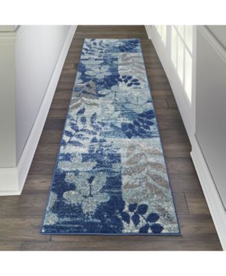 Peace PEA01 2'3" x 7'3" Runner Rug