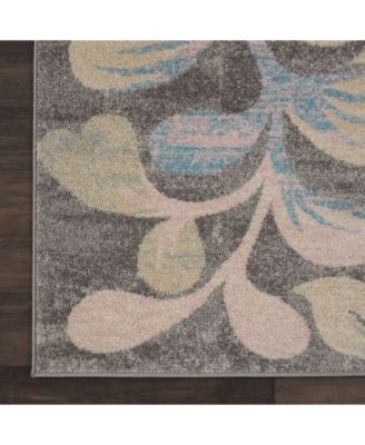 Peace PEA03 Gray 8'10" x 11'10" Area Rug