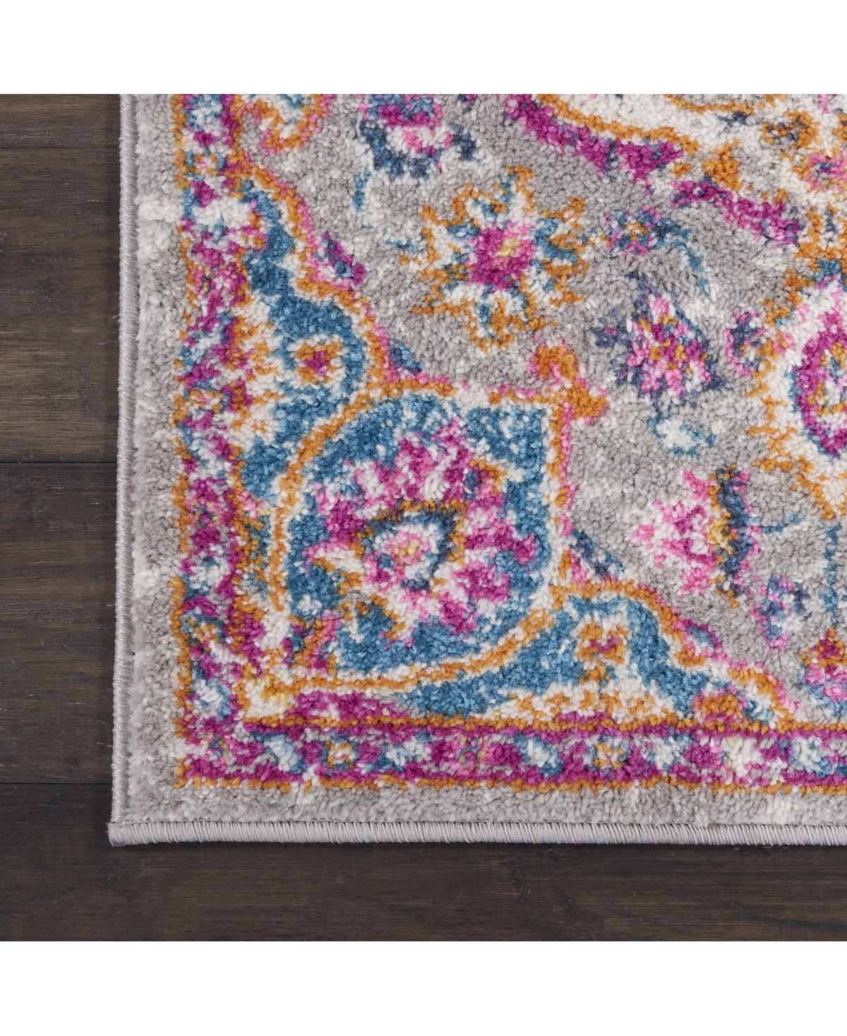 Long Street Looms Zeal ZEA22 Gray 1'10" x 2'10" Area Rug